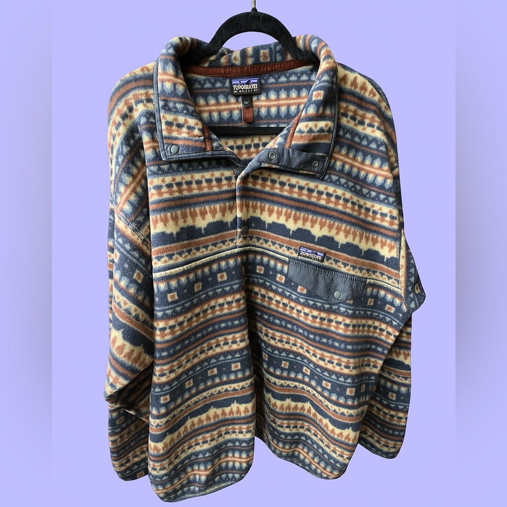 Patagonia Synchilla Multicolor Fleece Pullover Unisex XL